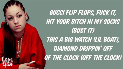 gucci flip flop suck|Bhad Bhabie – Gucci Flip Flops Lyrics .